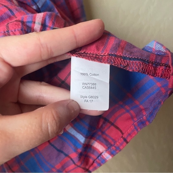 MADEWELL
Plaid Ruffle Shirt In Warm Berry‎ - Picture 7 of 7
